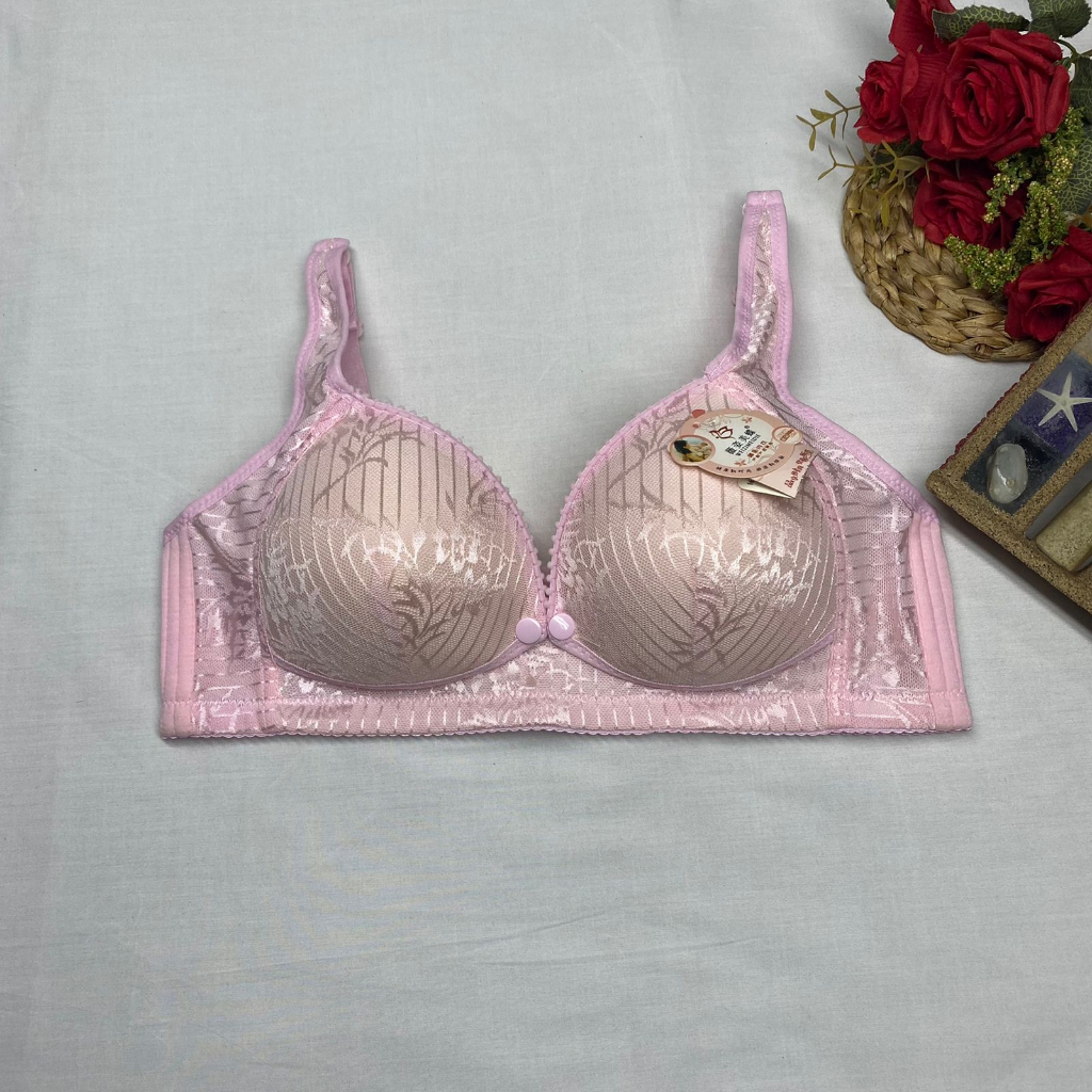 BRA / BH WANITA 2198 MENYUSUI TIDAK ADA KAWAT BISA SEDANG, BUKAAN DEPAN SIZE 36-42