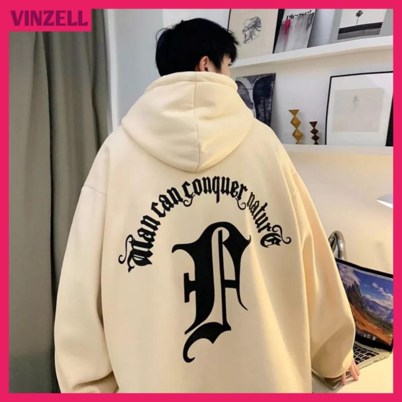 HOODIE OVERSIZE PRIA WANITA MODEL KOREAN STYLE S-6XL HOODIE MAN CAN CONCUER NATURE JUMPER FLEECE HOO