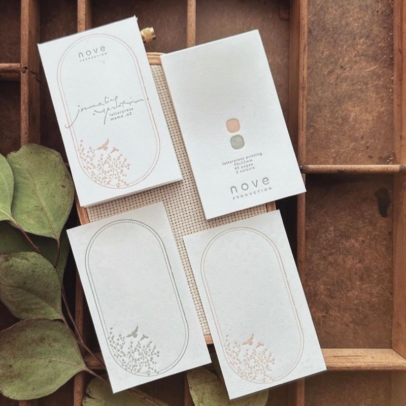 

[Sample] Nove Lynn 2.0 Letterpress Memo Pad RB9