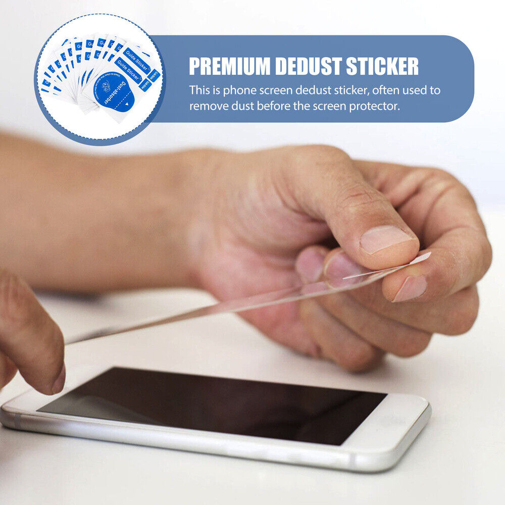 Guide Sticker Dust - Absorber Remover Alat Buat Pemasangan Tempered Glass / Pembersih Debu / Used To Clear The Dust on The Screen Protector Lem Tempel Tempelan Stiker Pengangkat Kotoran Pembersih Cap Jari HP/ Anti Cap Fingerprint Laya HP Kamera Camera