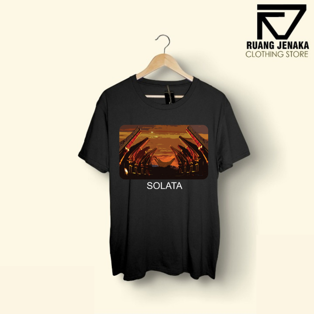 KAOS TORAJA RUMAH ADAT SOLATA TONGKONAN TANA TORAJA CULTURE