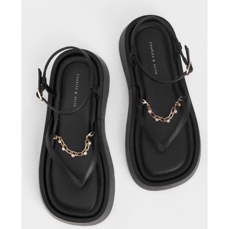 Sandal wedges wanita  CK clarista platform sandal