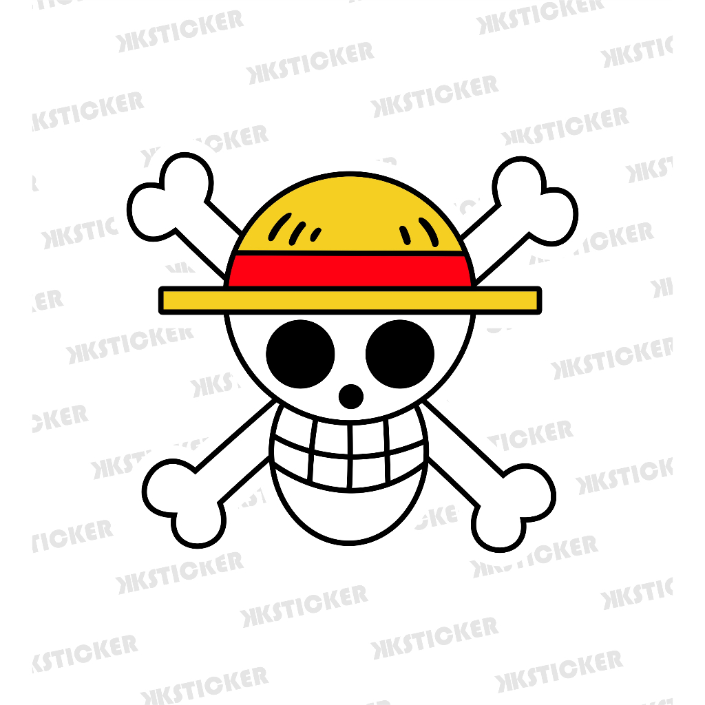 

Sticker One Piece | Stiker Vinyl Anti air + Laminasi