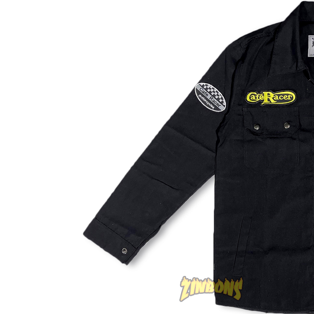 SEMI PARKA PATCH STP &amp; CAFE RACER JAKET SEMI PARKA PRIA &amp; WANITA