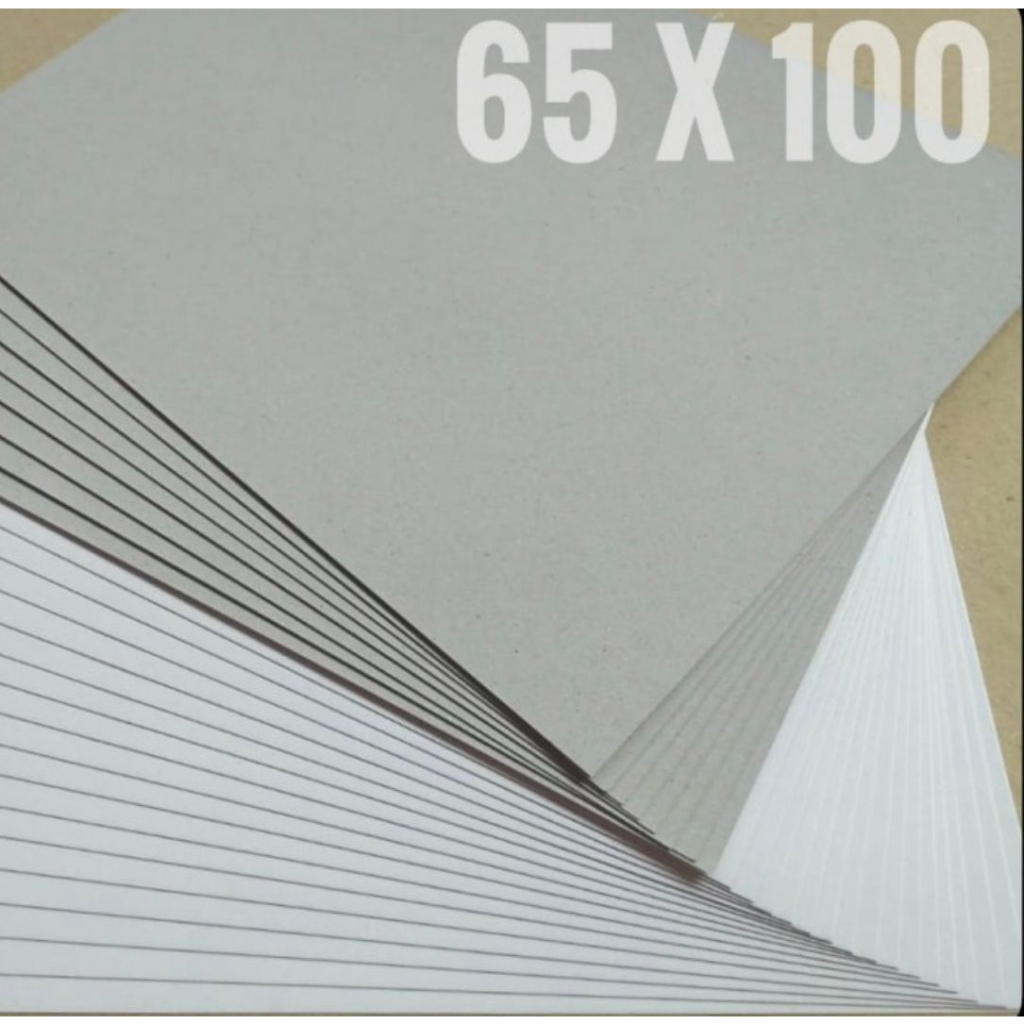 1 Rim Kertas Duplek Duplex 350 Gsm Ukuran Plano 65 cm X 100 Cm