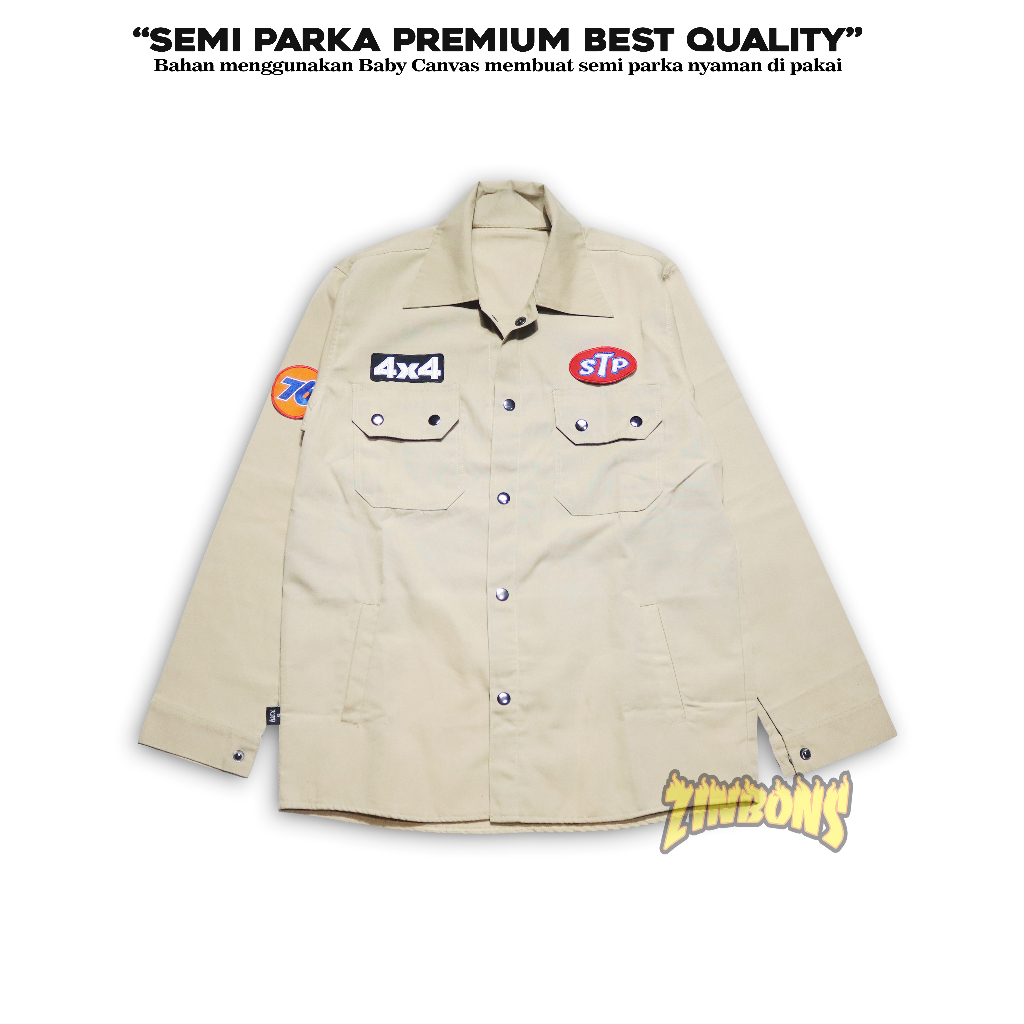 SEMI PARKA TEMA STP &amp; MOTOR SEMI PARKA PRIA KEREN &amp; BEST QUALITY