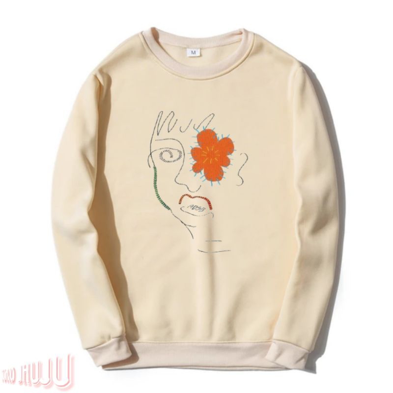 Sweater Jeonghan Svt Flower Man Crew