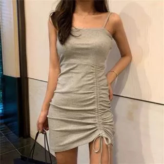 Tanktop serut / Dress mini serut / Tanktop style korea