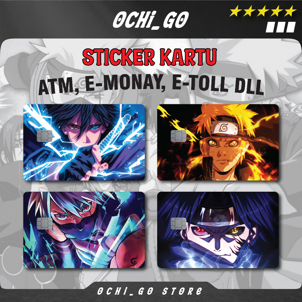 

Stiker Sticker Kartu Atm Garskin Skin Card Atm Anime - Naruto | Sasuke | kakashi Stiker Kartu Atm Bca | Bri | Mandiri | Debit | Credit | E-money | Flazz HOLOGRAM