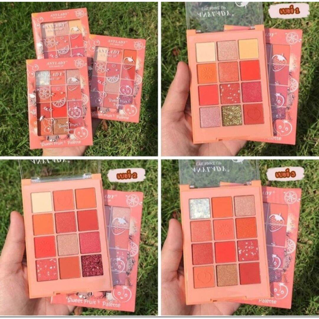 [Per Pc] Eyeshadow Anylady Sweet Fruit Palette 721B