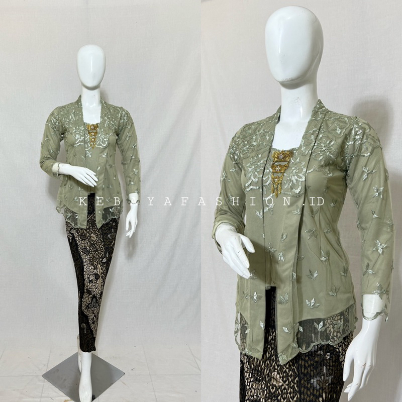 Kebaya Tunik / Tunik Tulle / Kebaya modern / Kebaya tile / Kebaya Kutubaru / Batik Couple