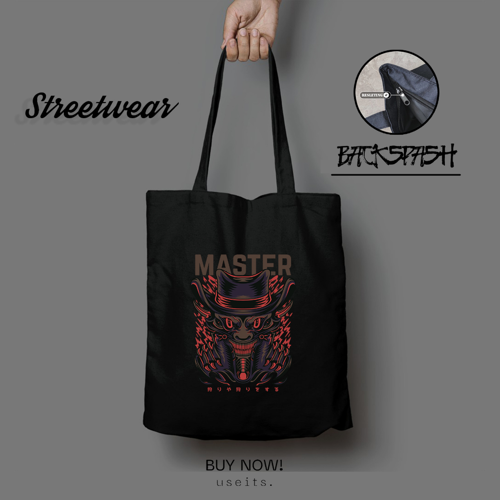 Tas Totebag Streetwear Custom Pria Wanita - STREETWEAR (08)