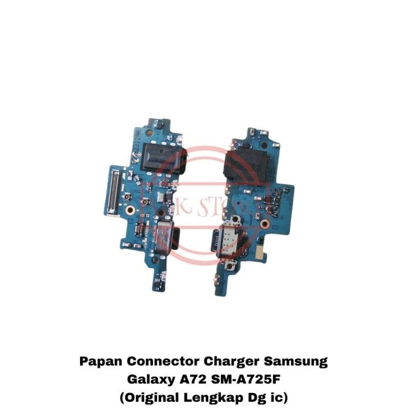 Papan Connector Charger Samsung Galaxy A72 A725F Pcb Konektor Cas Original