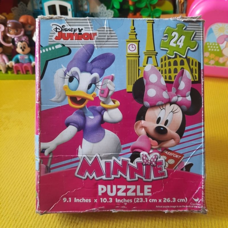 Preloved Disney Junior Minnie Mouse 24pcs Puzzle Mideer