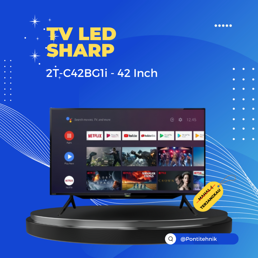 TV LED SHARP 42 Inch Android  2T-C42BG1i