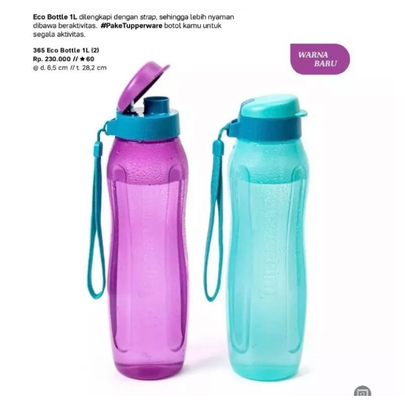 Bottle Eco Slime Tupperware 1L