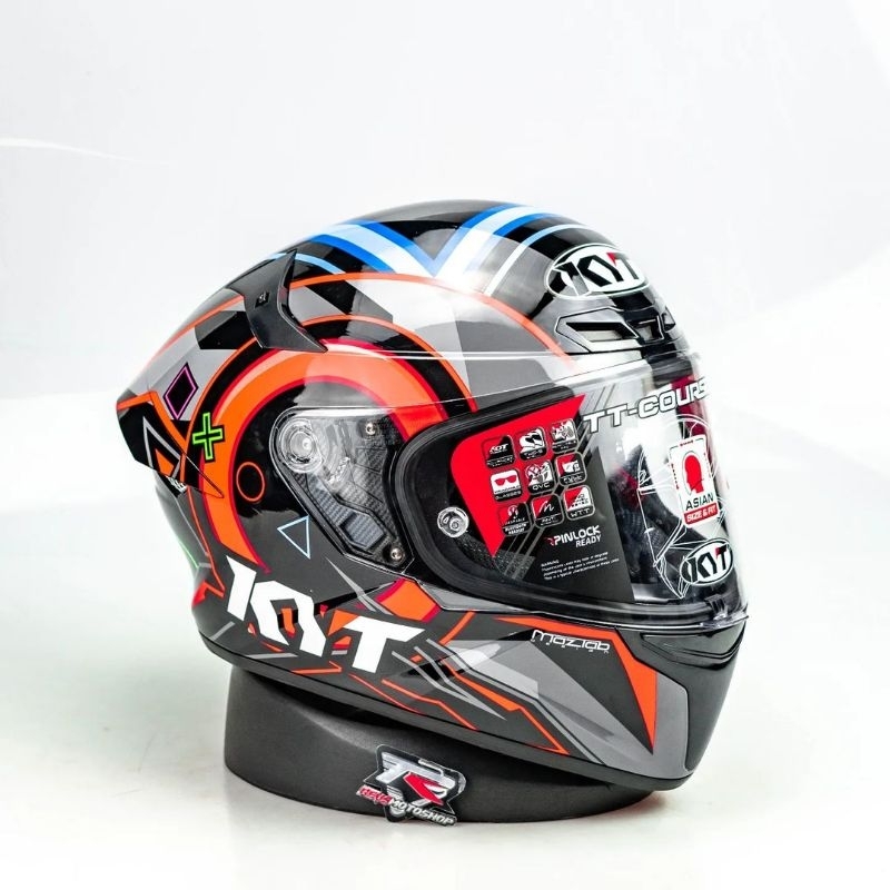 Helm KYT TT Course Ratthapark / TTC Ratthapark / Motif Terbaru KYT Rhatthapark