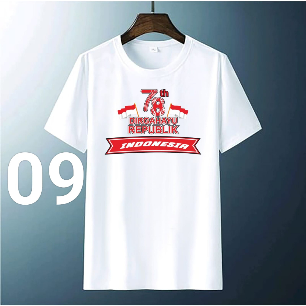 ((IB))KAOS DEWASA 17 AGUSTUS/HUT RI DIGITAL SABLON