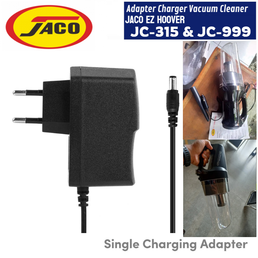 Adapter Charger Jaco JC-315 JC-999 Ez Hoover Vacuum Cleaner Adaptor