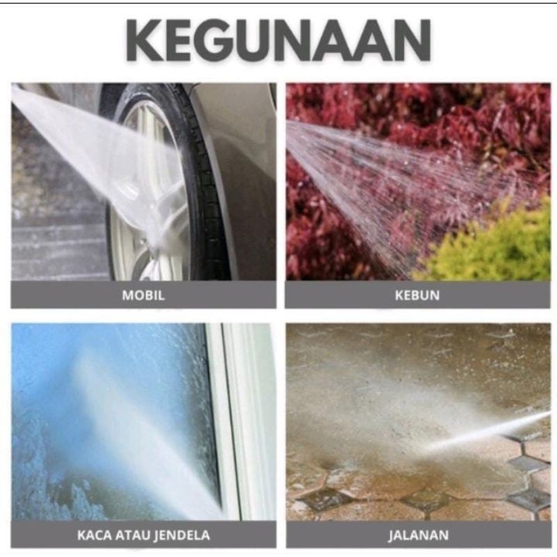 Kepala Semprotan Air Kuningan Mobil Motor Taman / Spray Steam