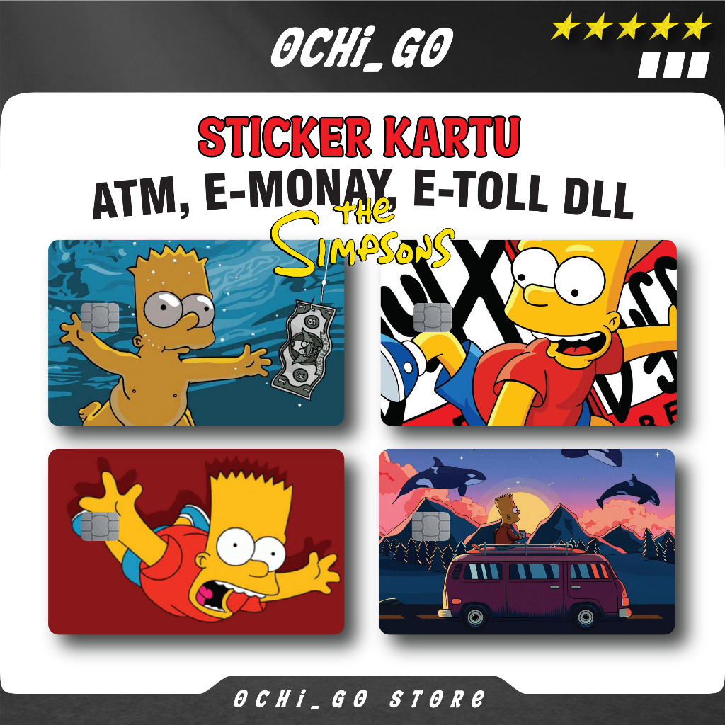 

Sticker Stiker Kartu Atm Garskin Skin Card Atm - The Simpson Stiker Kartu Atm Bca | Bri | Mandiri | Debit | Credit | E-money | Flazz