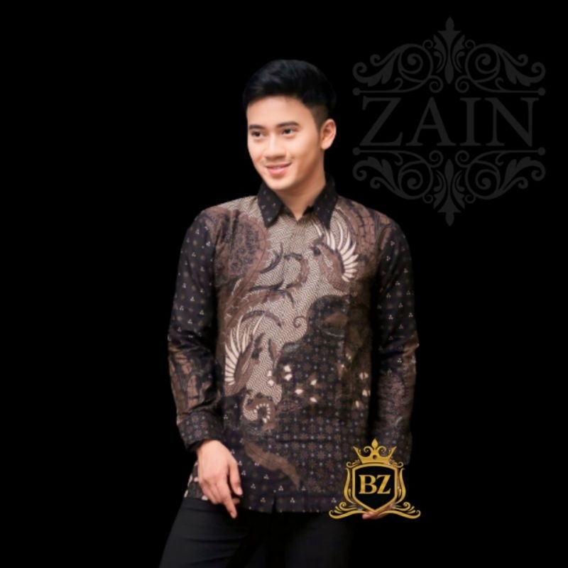 baju kemeja batik pria lengan panjang/kemeja batik pria model terbaru