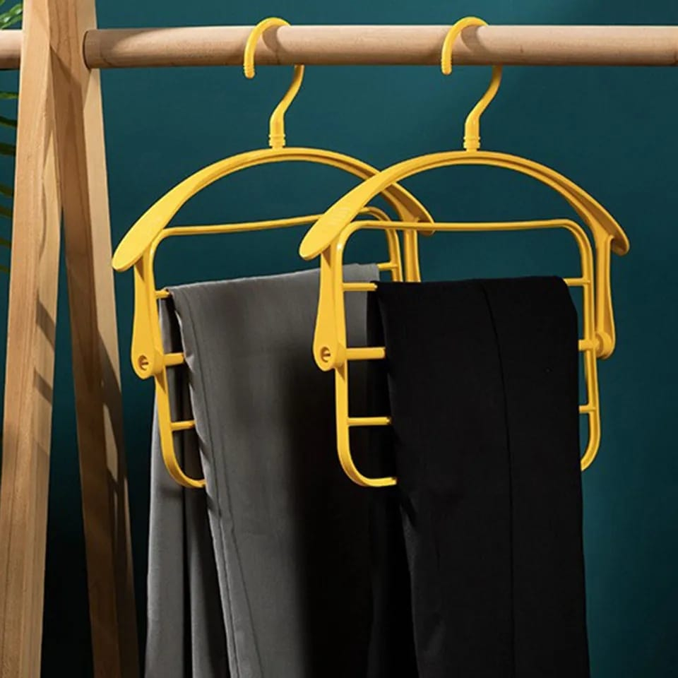 Clothes Hanger Multifuntion With 4 Layers | Rak Gantung Baju Celana Sepatu Bantal Syal Serbaguna