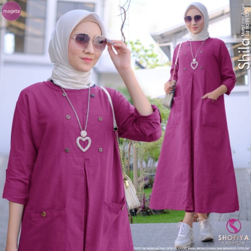 [READY] SHILA BY SHOFIYA MIDI DRESS LD 110