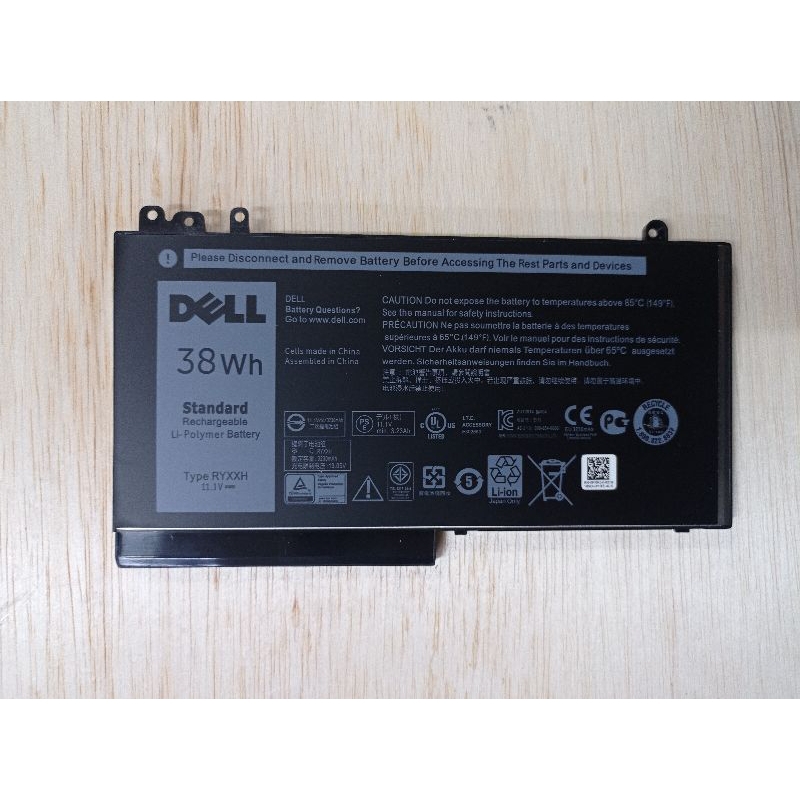 Baterai Battery Dell Latitude 12 5000 E5250 E5450 E5550 RYXXH