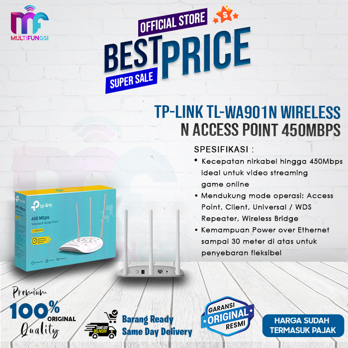 TP-LINK TL-WA901N Wireless N Access Point 450Mbps TPLINK
