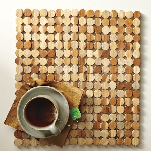 Placemat Custom / Alas Meja Kayu / Tikar Kayu