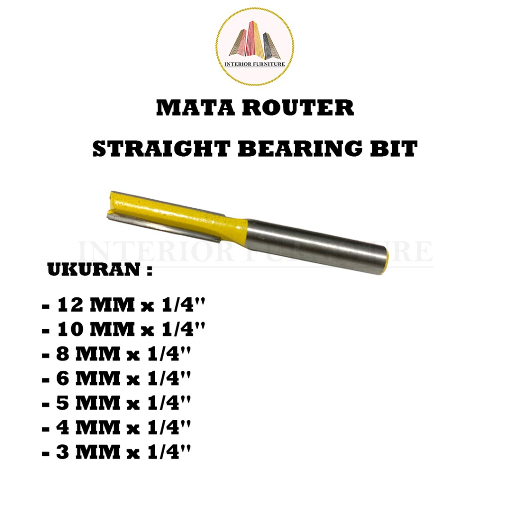 Mata Router HPL Trimmer Profil Kayu Straight Bit HPL Kayu Potong