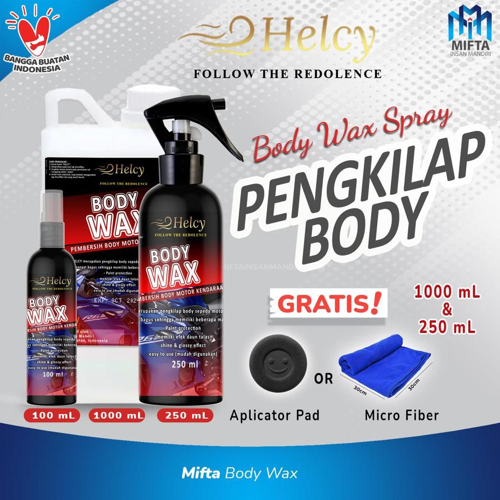 PENGKILAP BODY KENDARAAN / HELCY BODY WAX / SEALANT GUARD BODY MOBIL