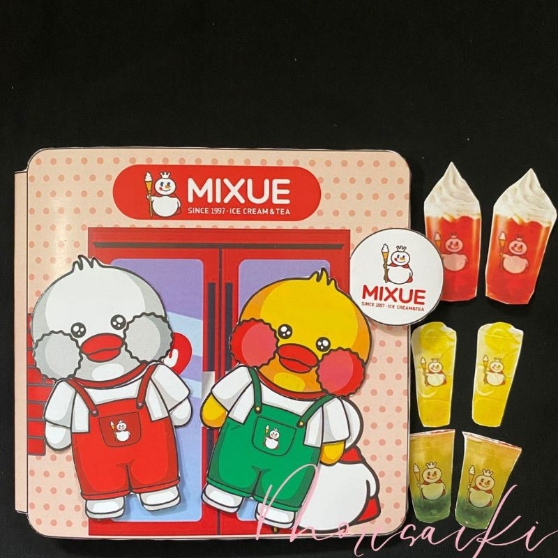 Paper Doll Mixue Quite Busy Book