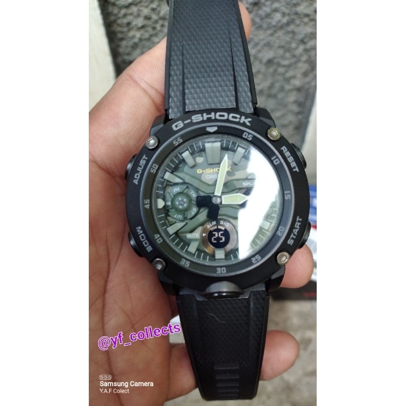 Jam tangan Casio G-Shock GA-2000SU-1ADR Original second full set