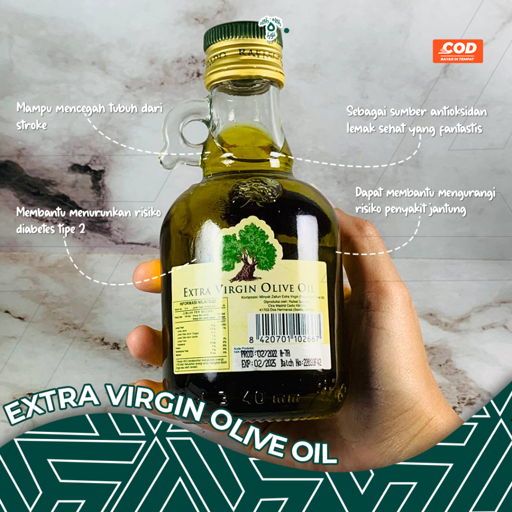 

MINYAK ZAITUN RS RAFAEL SALGADO 90ml/250ml EXTRA VIRGIN OLIVE OIL