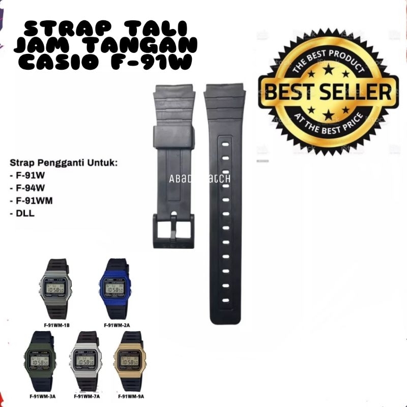 TALI JAM TANGAN CASIO F-91W f-91w F91