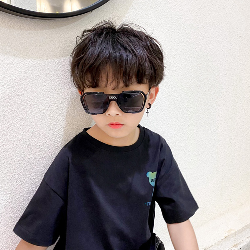 COD❤️Kacamata Hitam Anak Cowok Cewek Fashion Pelindung UV Untuk Laki laki Korean Sunglasses