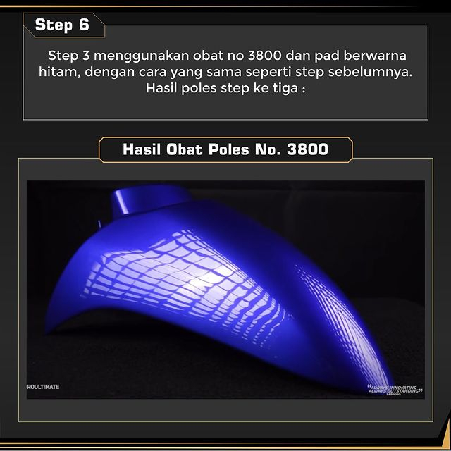 Medium Cut Polish 2400  - Tahap 2 - Repack 100ML - Obat Poles