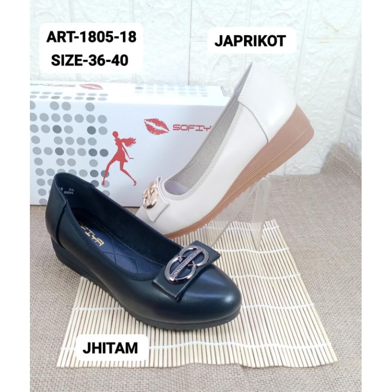 sepatu wedges wanita sofiya 1805-18
