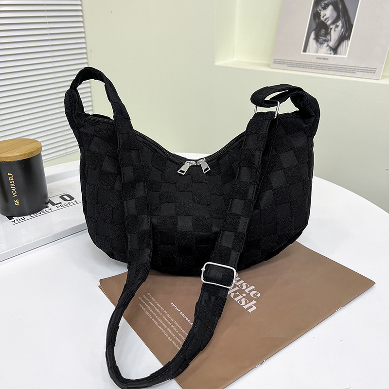 TAS SELEMPANG WANITA IMPORT SLING BAG KOREA KEKINIAN NILON HITAM BRANDED BATAM MURAH JENINE TA827B5 SHOULDER BAHU FASHION PREMIUM SIMPLE CASUAL LUCU TERBARU REMAJA CEWEK