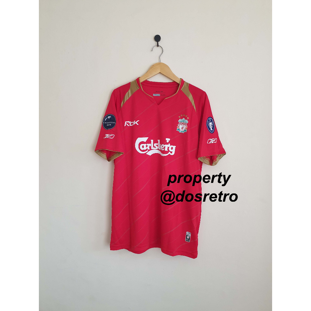 Jersey Retro Rare Liverpool Home 2005 2006 XL, GERRARD 8