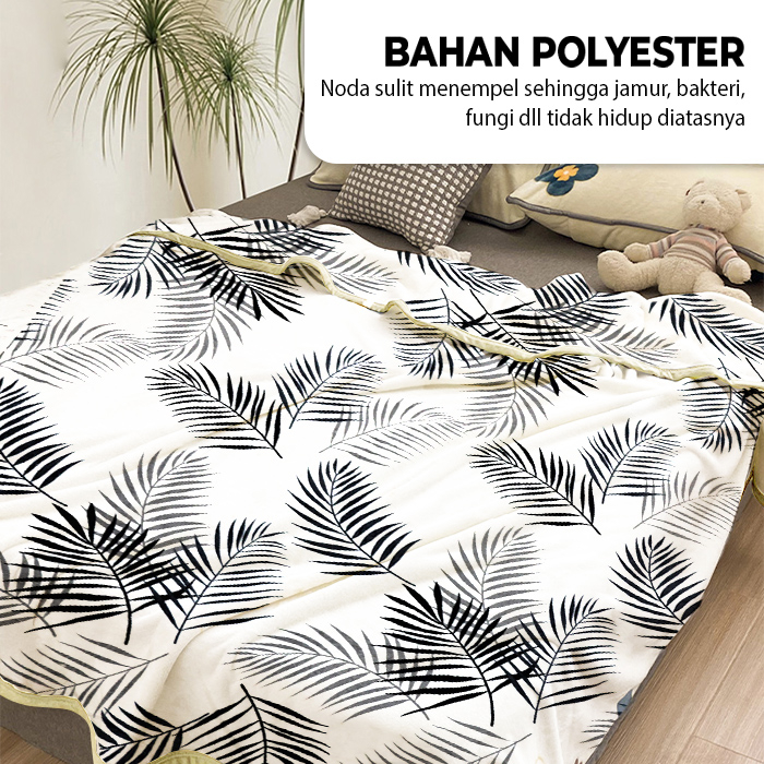 Selimut Dewasa Bulu Halus Premium Size 150x200cm Super Tebal High Quality Polyester Perlengkapan Tidur Rumah Tangga Import - HK610 - ComfortHomes