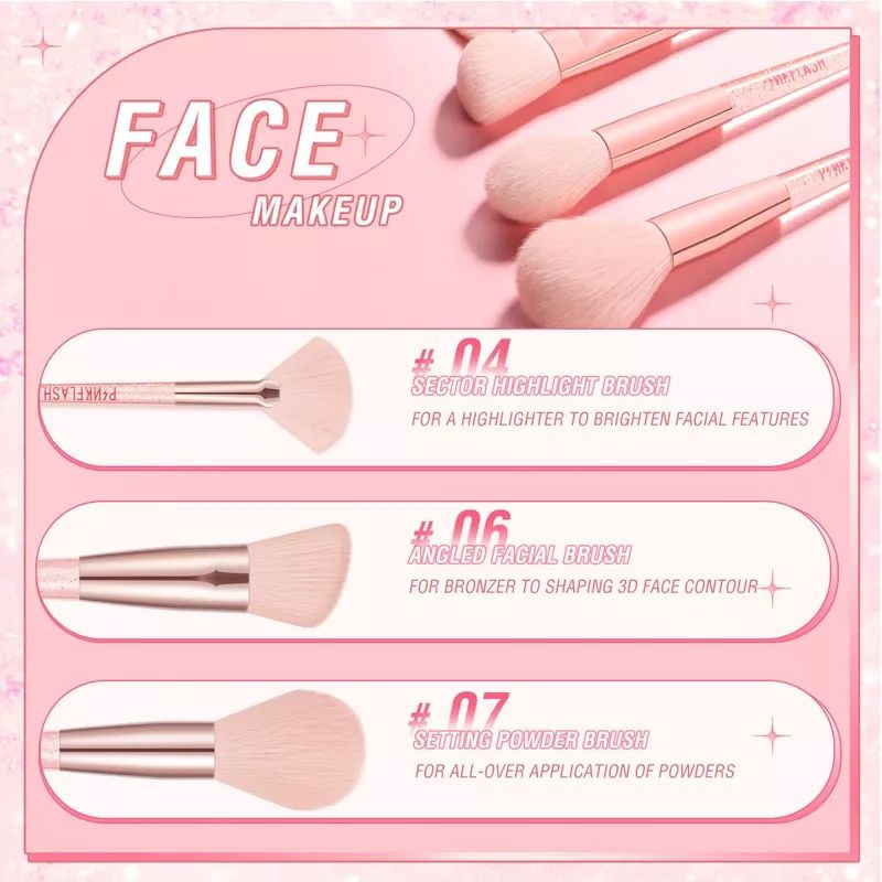 PINKFLASH Makeup Brush Kuas Makeup