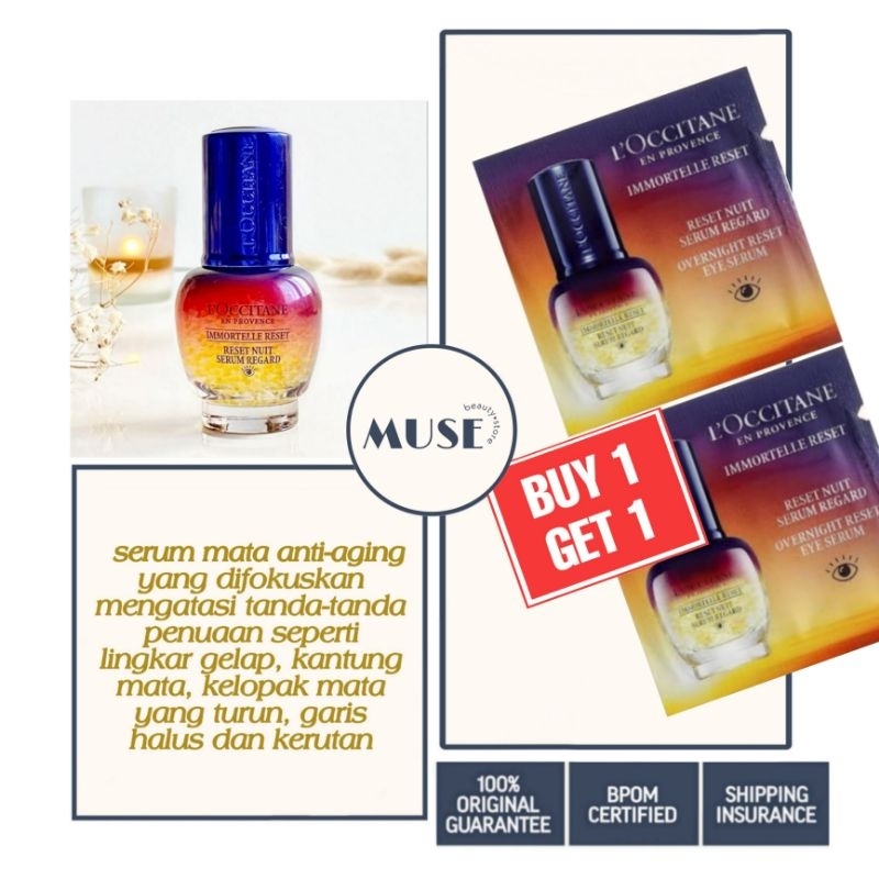 [ BUY 1 GET 1 ] Loccitane Immortelle Reset Eye Serum 1ml