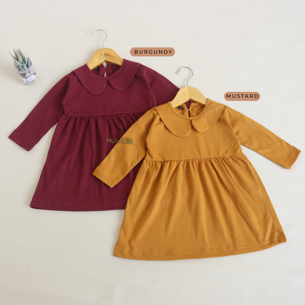 Tunik Anak Martha SML  XL - Dress Panjang Bayi - Dress Panjang Anak - Gamis Bayi - Dress Anak