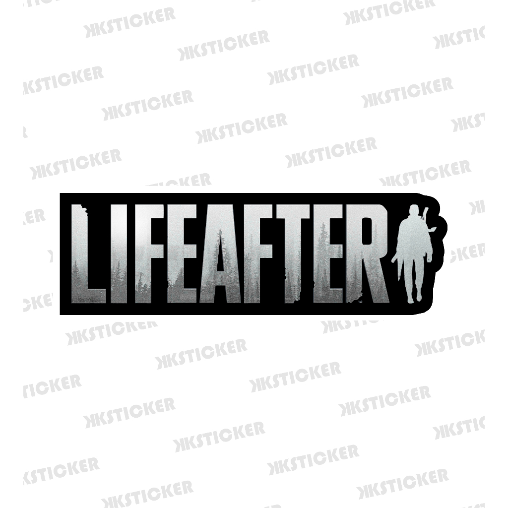 

Sticker Lifeafter | Stiker Vinyl Anti air + Laminasi