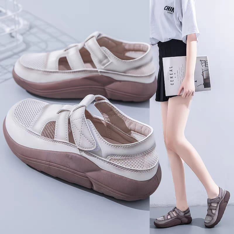 TOPGROSIR &quot;FREE BOX&quot; LV0214 Sepatu Sneakers Runner Wanita Slip On Import Sneaker Korean Style