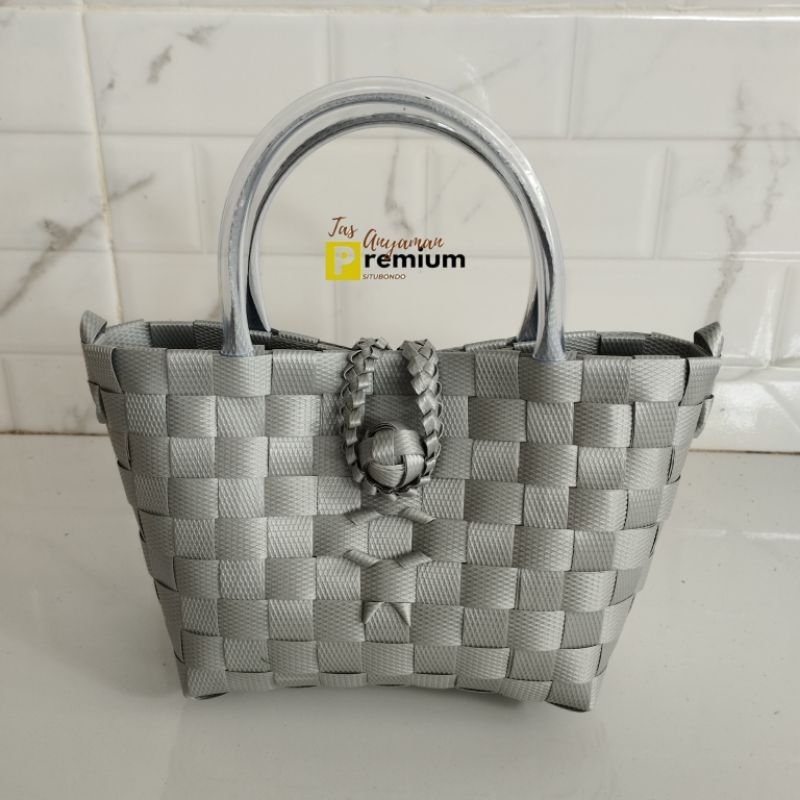 (MiNi polos part 2) 14x8x14 Tas Anyaman Souvenir Premium Situbondo