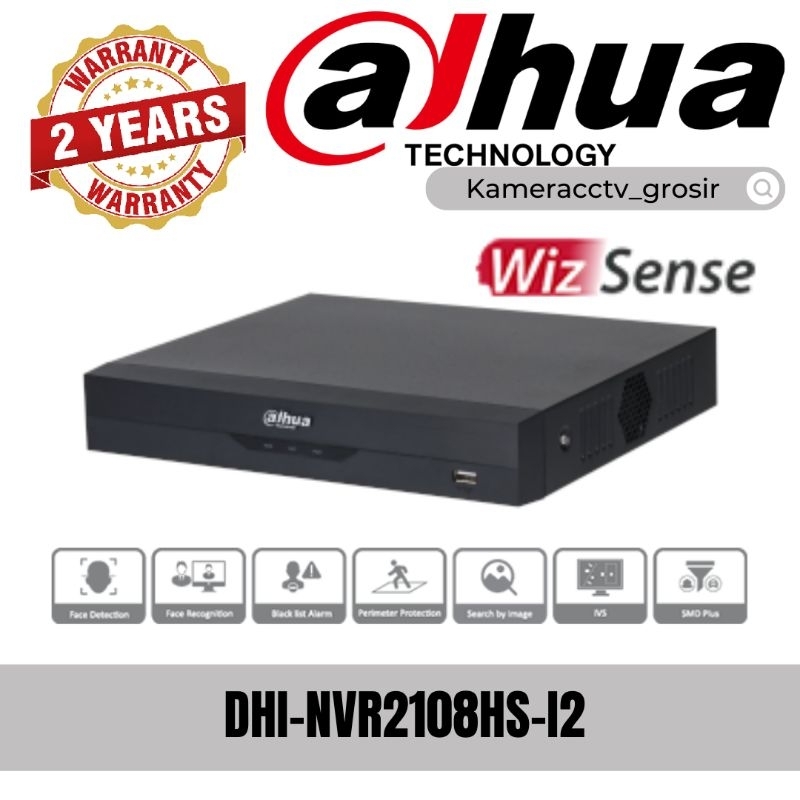 NVR DAHUA 8 CHANNEL NONPOE DHI-NVR2108HS-I2